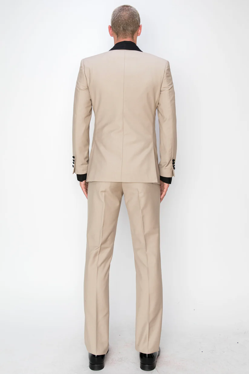 (back) beige tux
