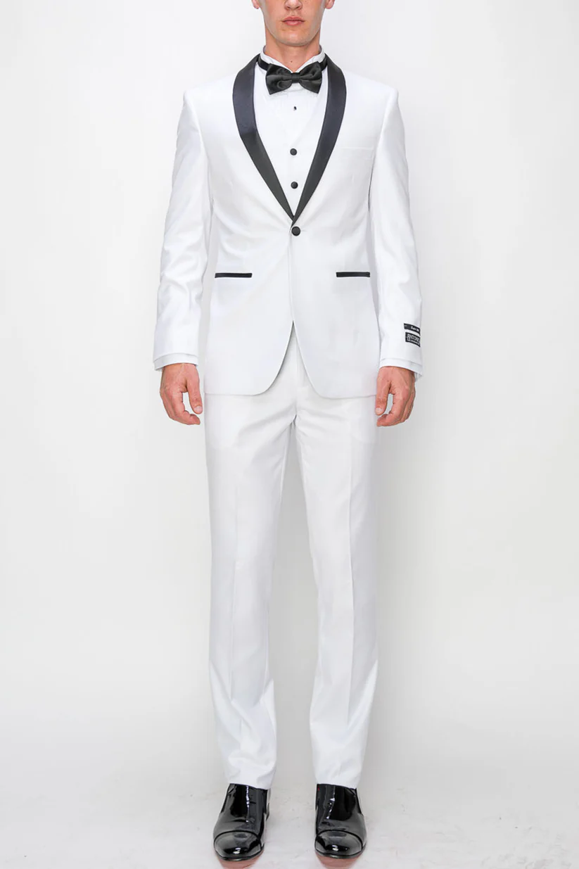 (front) white tux