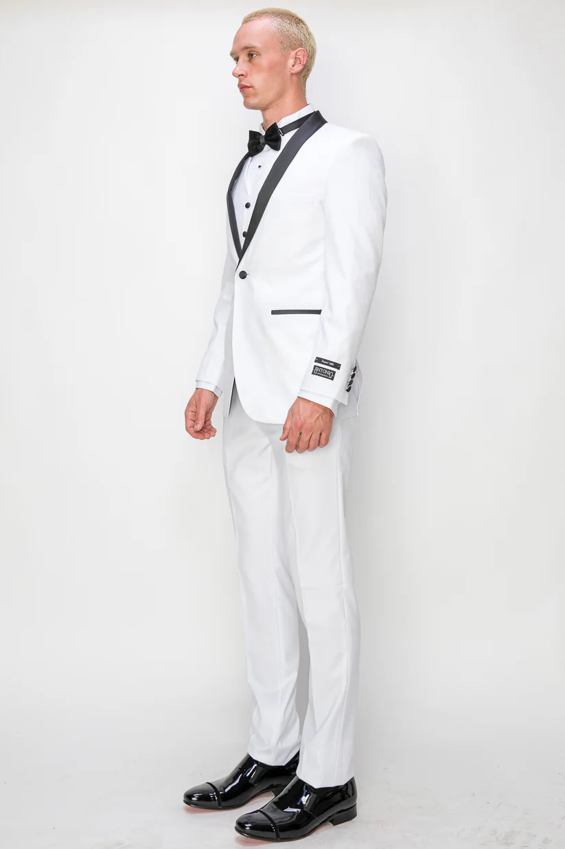 (side) white tux