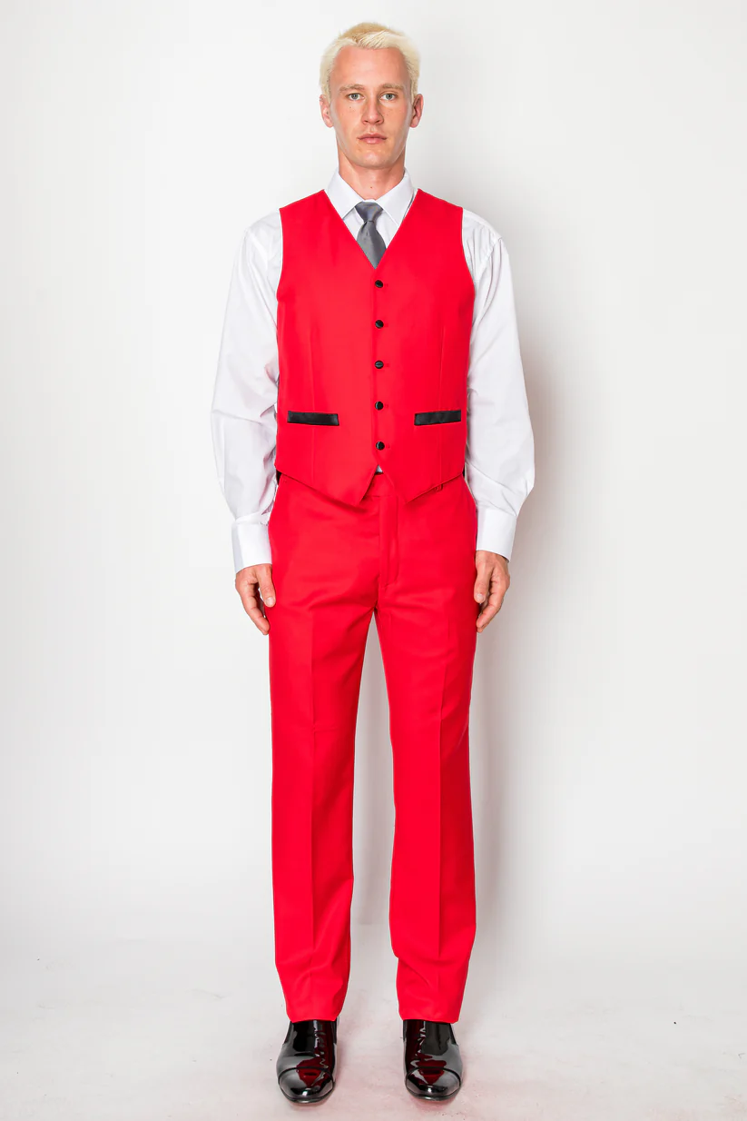 (vest) red tux